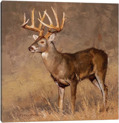 Unrivaled Canvas Art Print - Deer Art
