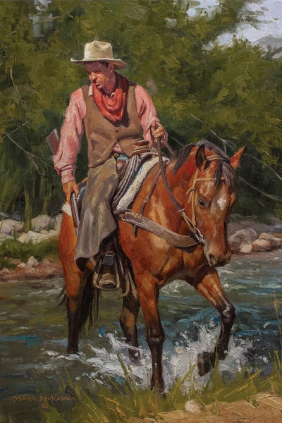 Where The Trail Went Cold by Mark McKenna acrylic art print