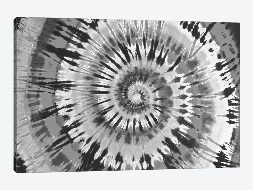 Tie Dye Black and White by Molly Kearns 1-piece Canvas Print