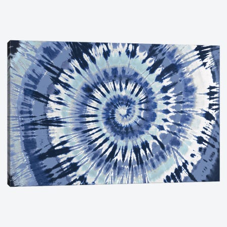 Tie Dye Blue Canvas Print #MKN7} by Molly Kearns Canvas Art