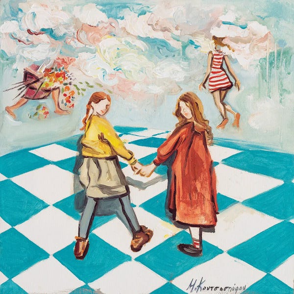 Gingham: Play With The Clouds by Marina Koutsospyrou