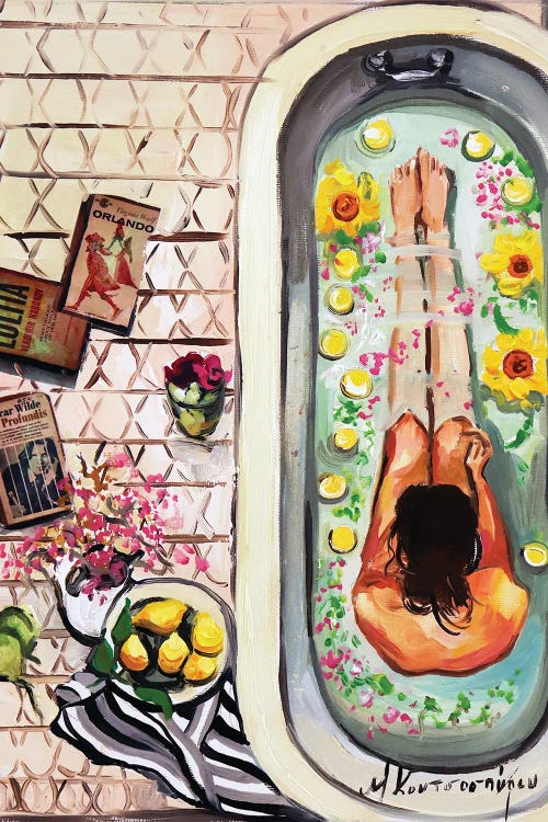 In The Water by Marina Koutsospyrou wall art