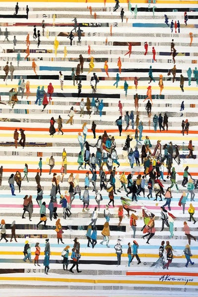 Office: Lines With People by Marina Koutsospyrou