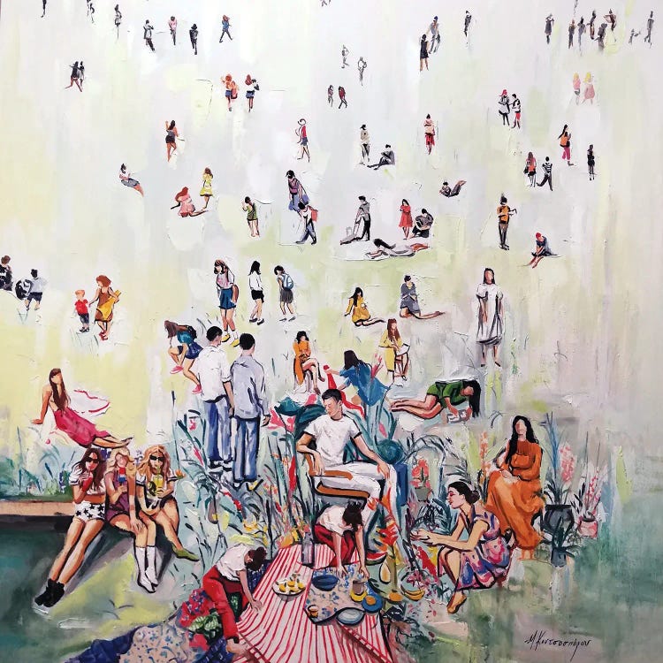 Enjoy by Marina Koutsospyrou wall art