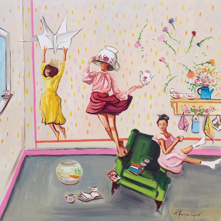 When Life Gives You Lemons Made A Lemonade by Marina Koutsospyrou wall art
