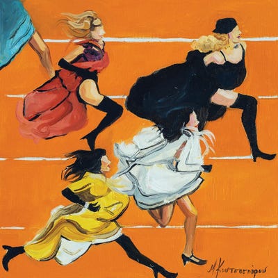 Holiday Spirit by Marina Koutsospyrou multi panel art