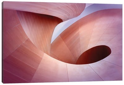 Wooden Curves Canvas Art Print - 1x Collection