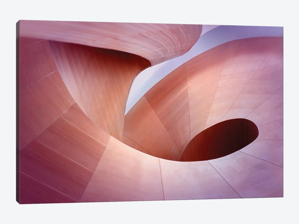 Wooden Curves by Mike Kreiten 1-piece Canvas Art
