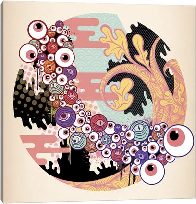Eye Catching Canvas Art Print - Kaibutsu Mash Collection