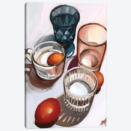 Tableware Canvas Print #MKU14} by Margo Ku Canvas Artwork