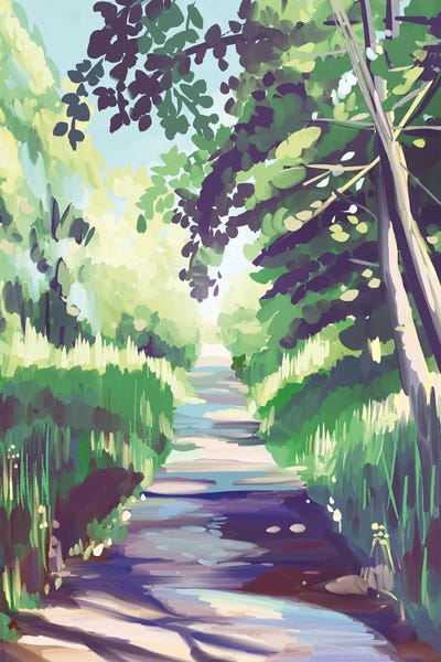 Forest Path by Margo Ku acrylic art print