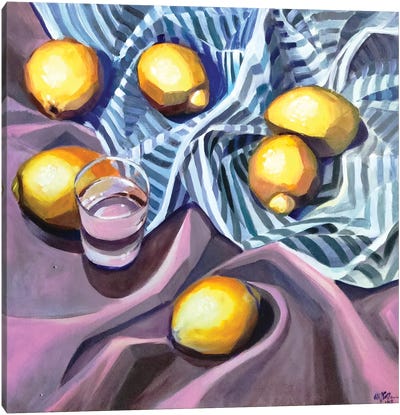 Lemons Canvas Art Print - Margo Ku
