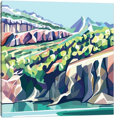 Spanish Peaks Canvas Art Print - Margo Ku