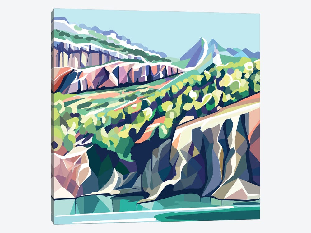 Spanish Peaks by Margo Ku 1-piece Canvas Art Print