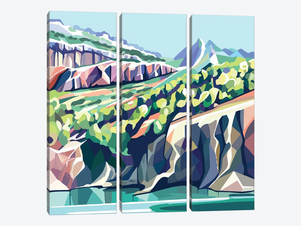 Spanish Peaks by Margo Ku 3-piece Art Print