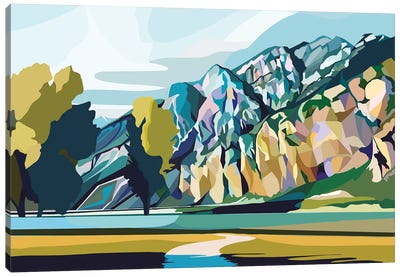 Como Canvas Art Print - Mountain Art