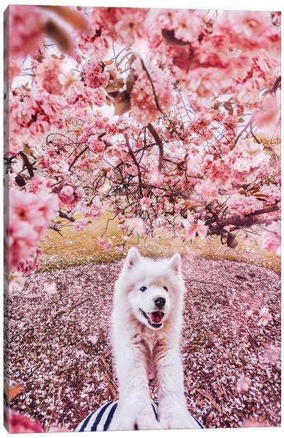 Terrible Beast Canvas Art Print - Cherry Blossom Art