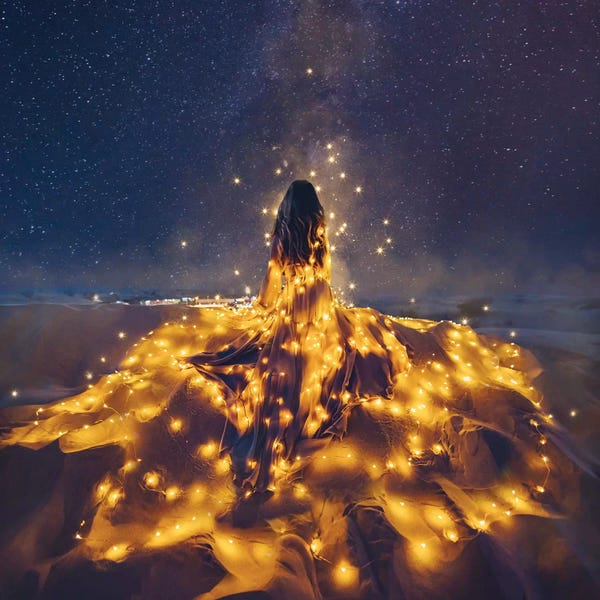 Kids Inspirational Art: The Desert Constellation by Hobopeeba