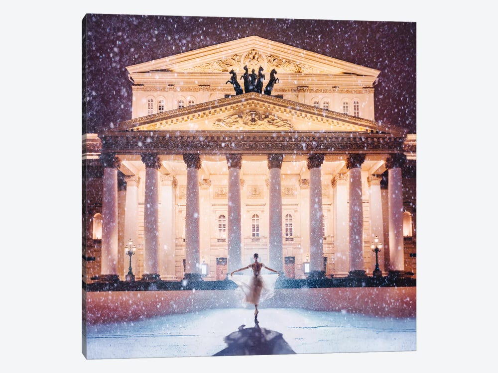 Bolshoi Theatre by Hobopeeba 1-piece Canvas Art Print