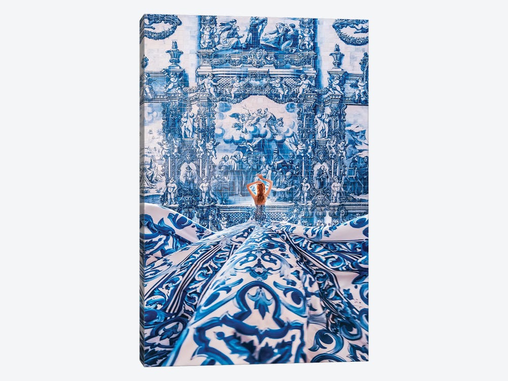 Azulejo Dream by Hobopeeba 1-piece Canvas Art Print