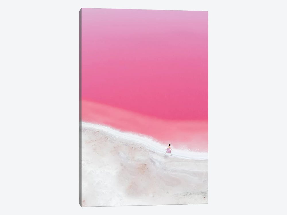 The Pink Mood In Hutt Lagoon I by Hobopeeba 1-piece Canvas Print