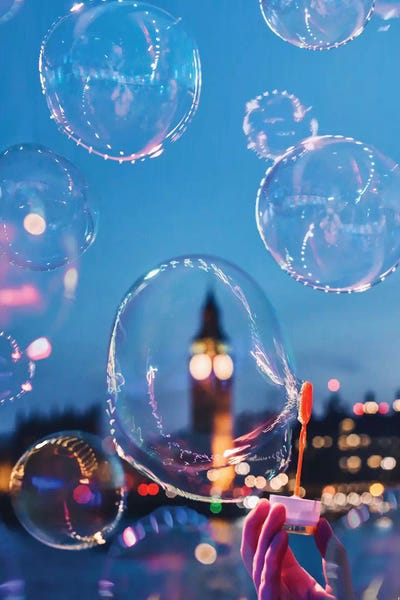 Bubble Ben by Hobopeeba canvas print