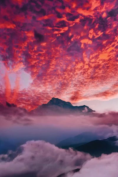 Hobopeeba: Caucasian Sunset by Hobopeeba