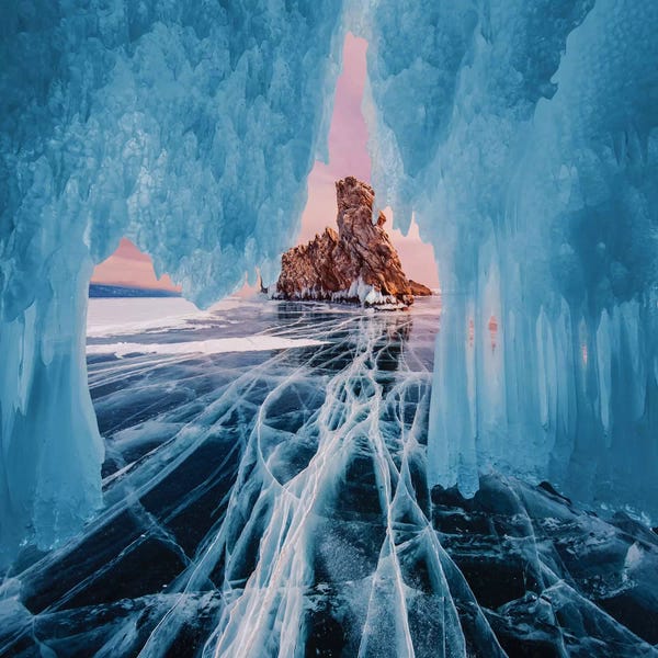 Hobopeeba: Frozen Lake Baikal I by Hobopeeba