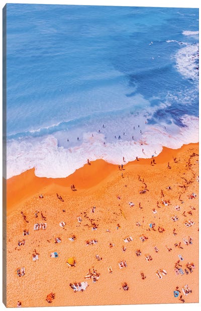 Ocean From Above As A Painting X Canvas Art Print - Aerial Beaches 