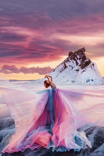 Snowy Mountains: Lady Sunset by Hobopeeba