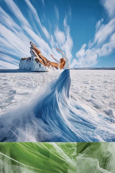 Glaciers & Icebergs: Skyline Waist by Hobopeeba