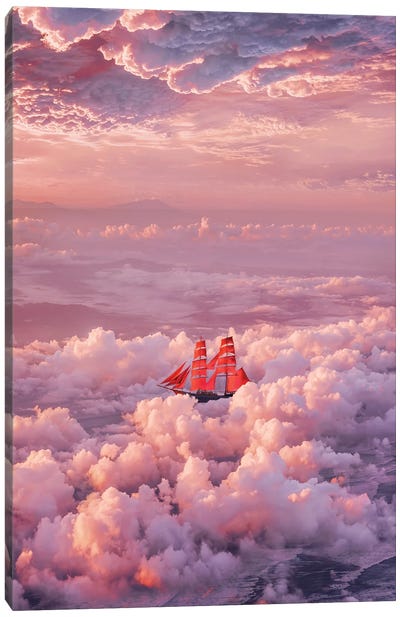 Cloud Sail Canvas Art Print - Hobopeeba
