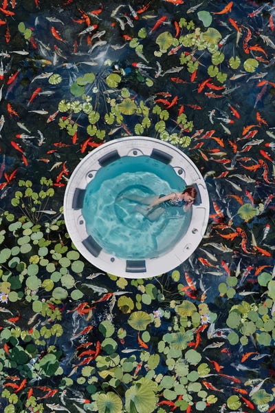 Koi: Jacuzzi With Kois by Hobopeeba