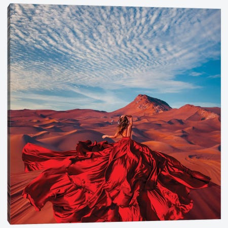 Bud Of The Desert Canvas Print #MKV19} by Hobopeeba Canvas Art