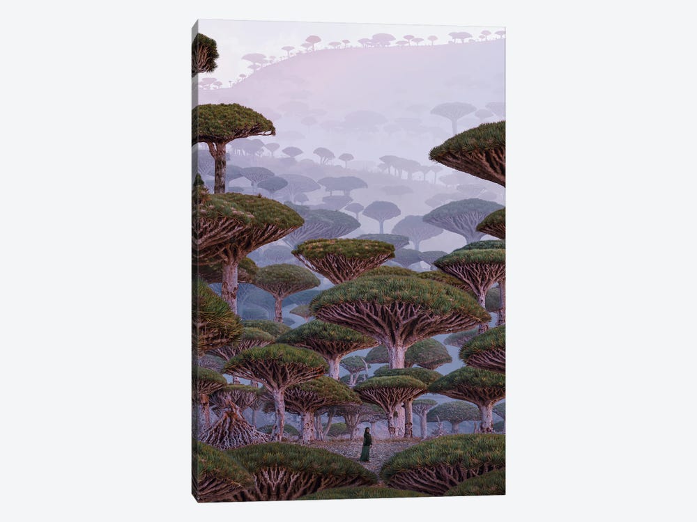 Dragonland by Hobopeeba 1-piece Canvas Art Print
