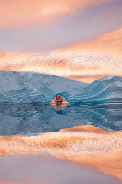 Red Sales In Antarctica by Hobopeeba art print