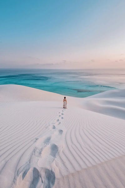 Coastal Sand Dunes: The Dunes Of Magic Socotra Island (Infinity Mood) by Hobopeeba