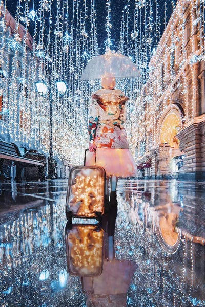 Umbrellas: Magic In A Suitcase by Hobopeeba