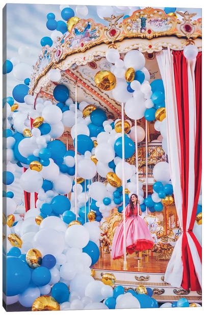 Moscow Carousel Canvas Art Print - Carousels