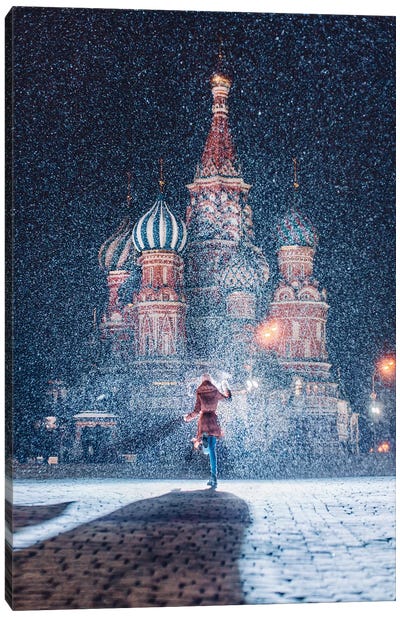 Moscow Like Fairytale Canvas Art Print