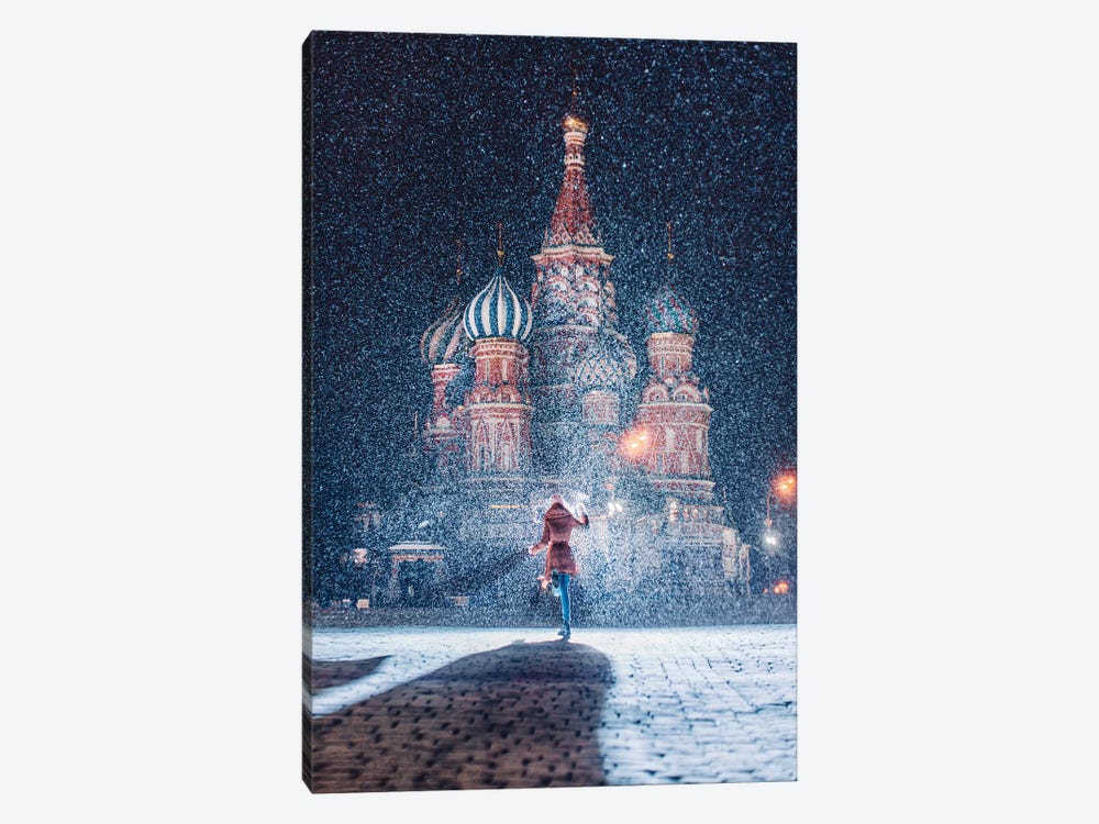 Moscow Like Fairytale by Hobopeeba 1-piece Canvas Print