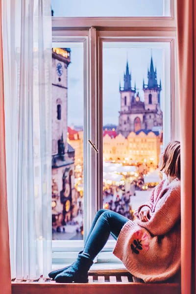 Windows: Prague View by Hobopeeba