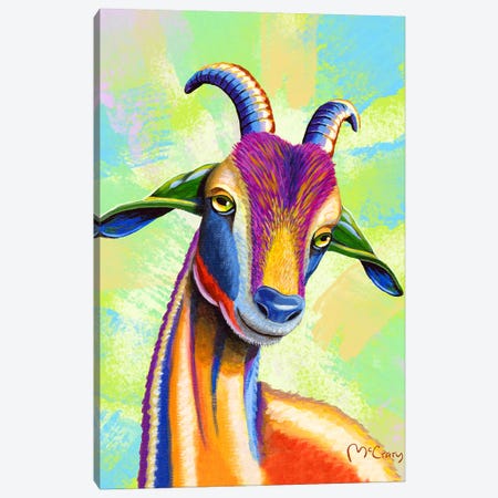 Goat Canvas Print #MKX1} by Mike McCrary Canvas Artwork