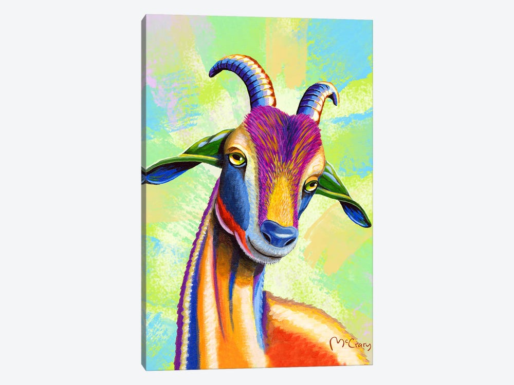 Goat by Mike McCrary 1-piece Canvas Wall Art