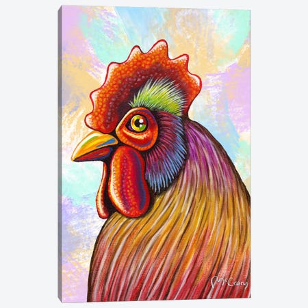 Chicken Canvas Print #MKX3} by Mike McCrary Canvas Artwork