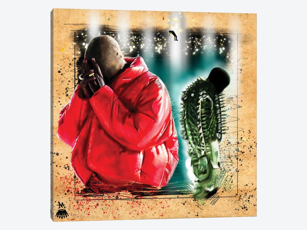 Kanye West / Donda by Mikey Camarda 1-piece Canvas Print
