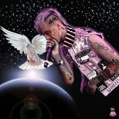 Lil peep artwork