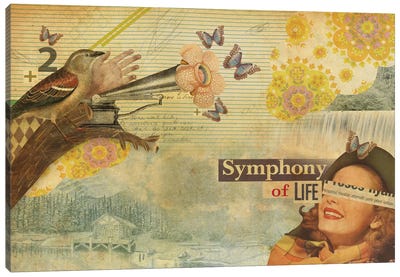 Symphony Of Life Canvas Art Print