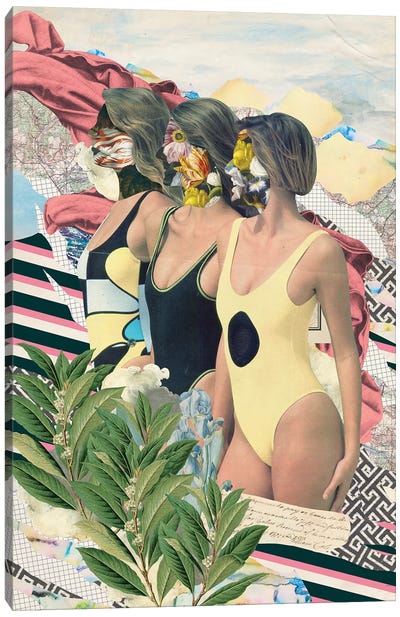 Plenitude Canvas Art Print - Women's Swimsuit & Bikini Art