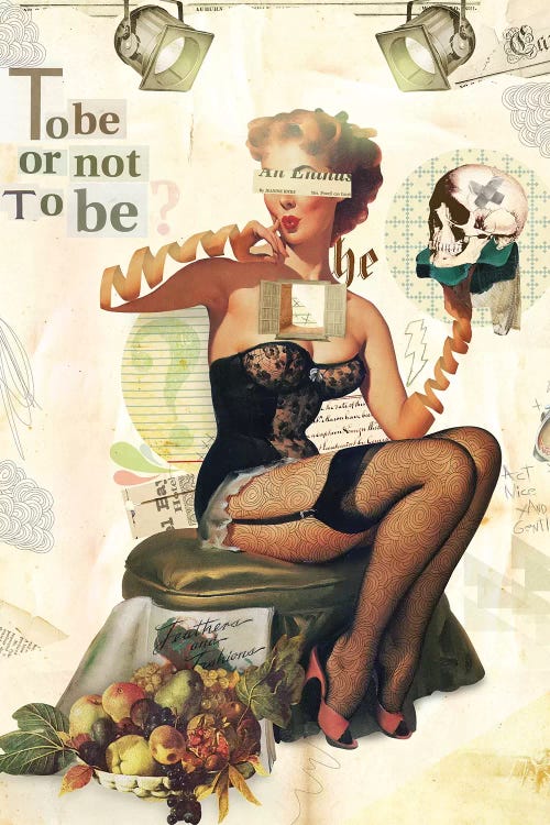 To Be Or Not To Be by Marcel Lisboa wall art